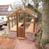 6x8 Swallow Kingfisher Dwarf Wall Wooden Greenhouse