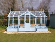 Swallow Mallard 8x19 Painted Wooden Greenhouse