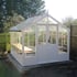 Swallow Raven 8x10 Wooden Greenhouse in White