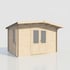 Power 10x14 Chalet Log Cabin 28mm