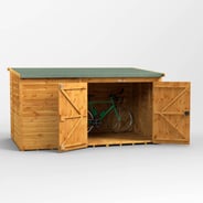 Power 10x6 Pent Wooden Bike Shed