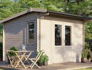 Power 12x12 Apex Log Cabin 28mm