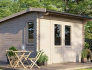 Power 12x14 Apex Log Cabin 28mm