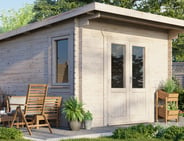 Power 12x14 Pent Log Cabin 28mm