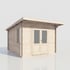 Power 12x14 Pent Log Cabin 28mm