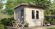 Power 12x8 Apex Log Cabin 28mm