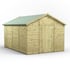 Power 14x10 Premium Apex Windowless Wooden Shed