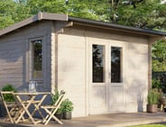 Power 14x12 Apex Log Cabin 28mm