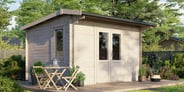 Power 14x12 Apex Log Cabin 28mm