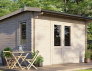 Power 14x14 Apex Log Cabin 28mm