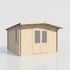 Power 14x14 Chalet Log Cabin 28mm