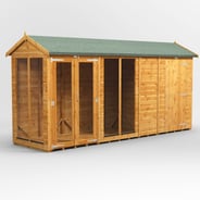 Power 14x4 Apex Summerhouse Combi