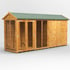 Power 14x4 Apex Summerhouse Combi 6ft Shed