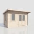 Power 14x8 Pent Log Cabin 28mm Door Right