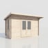 Power 14x8 Pent Log Cabin 28mm