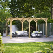 Power 16x12 Wooden Pergola