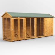 Power 16x4 Apex Summerhouse Combi