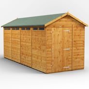 Power 16x6 Apex Security Shed