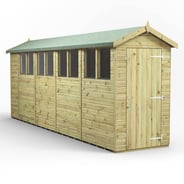 Power 18x4 Premium Apex Wooden Shed