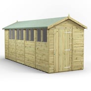 Power 18x6 Premium Apex Wooden Shed