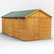 Power 18x8 Apex Security Shed