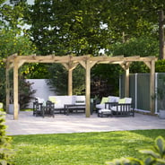 Power 20x10 Wooden Pergola