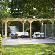 Power 20x12 Wooden Pergola