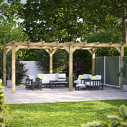 Power 20x14 Wooden Pergola