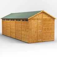 Power 20x8 Apex Security Shed