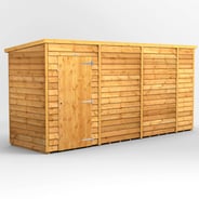 Power 14x4 Windowless Overlap Pent Wooden Shed