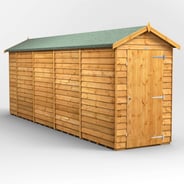 Power 18x4 Windowless Overlap Apex Wooden Shed