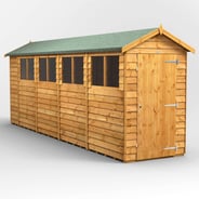 Power 18x4 Overlap Apex Wooden Shed