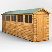 Power 20x4 Overlap Apex Wooden Shed