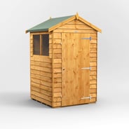 Power 4x4 Overlap Apex Wooden Shed