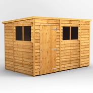 Power 10x6 Overlap Pent Wooden Shed