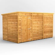 Power 12x6 Windowless Overlap Pent Wooden Shed