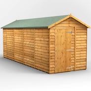 Power 18x6 Windowless Overlap Apex Wooden Shed