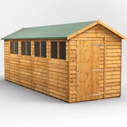 Power 18x6 Overlap Apex Wooden Shed