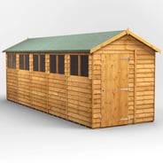 Power 20x6 Overlap Apex Wooden Shed