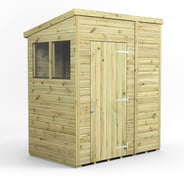 Power 6x4 Premium Pent Wooden Shed