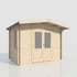 Power 8x12 Chalet Log Cabin 28mm