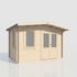 Power 8x14 Chalet Log Cabin 28mm Doors Right