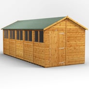 Power 20x8 Shiplap Apex Wooden Shed