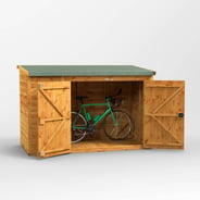 Power 8x4 Pent Wooden Bike Shed