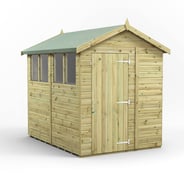 Power 8x6 Premium Apex Wooden Shed