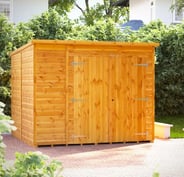 Power 8x8 Pent Storage Shed