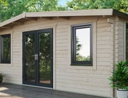 Power 16x20 Chalet Log Cabin 44mm