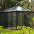 10x10 Janssens Pyramide Orangery Greenhouse Grey Powdercoating