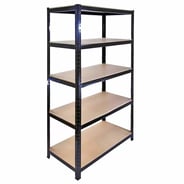 Bulldog 90cm x 45cm 5 Tier Shelving in Black