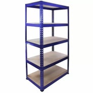 Bulldog 90cm x 50cm 5 Tier Shelving in Blue